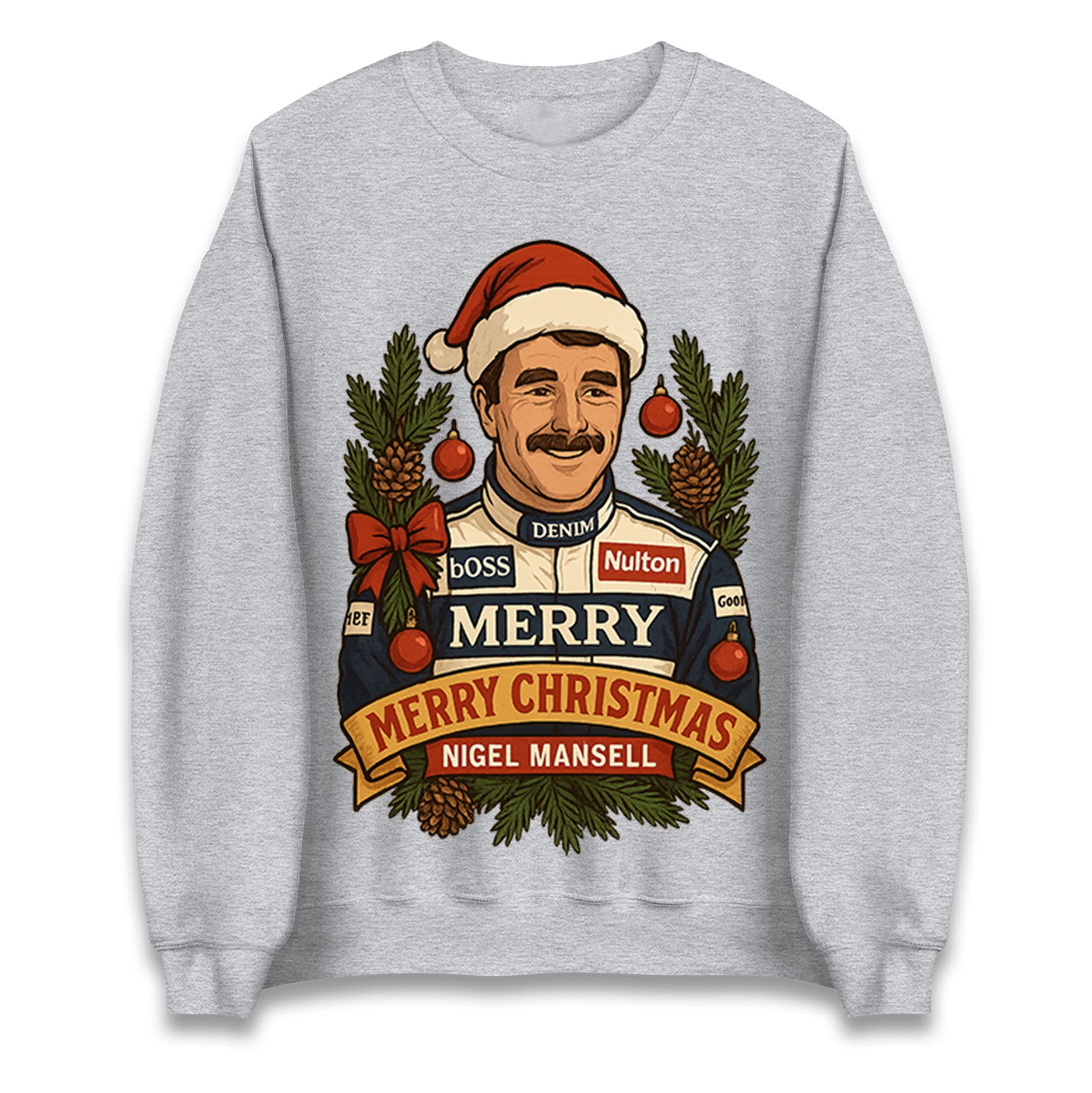 Nigel Mansell Christmas Jumper