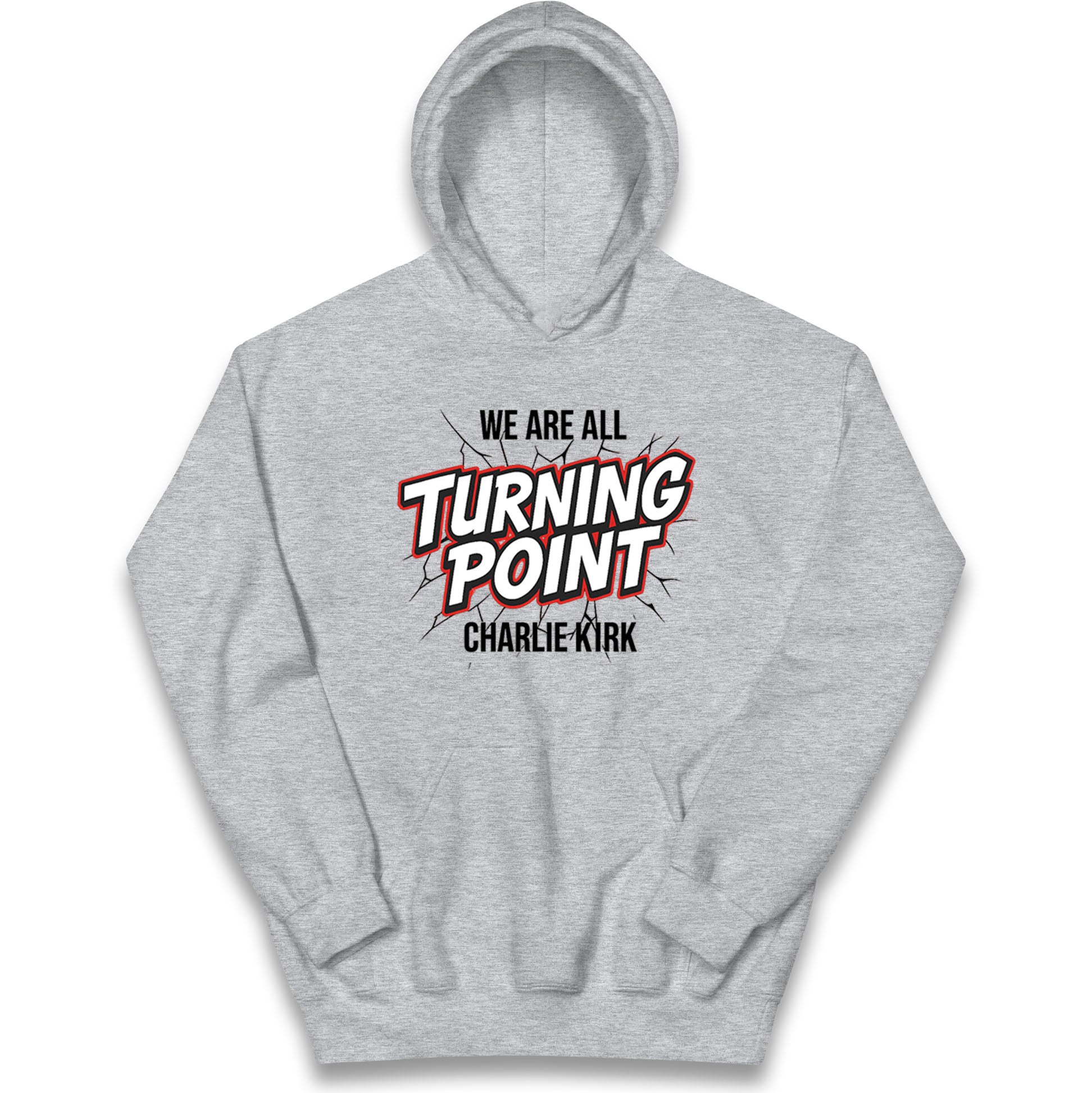 Turning Point Charlie Kirk Kids Hoodie 