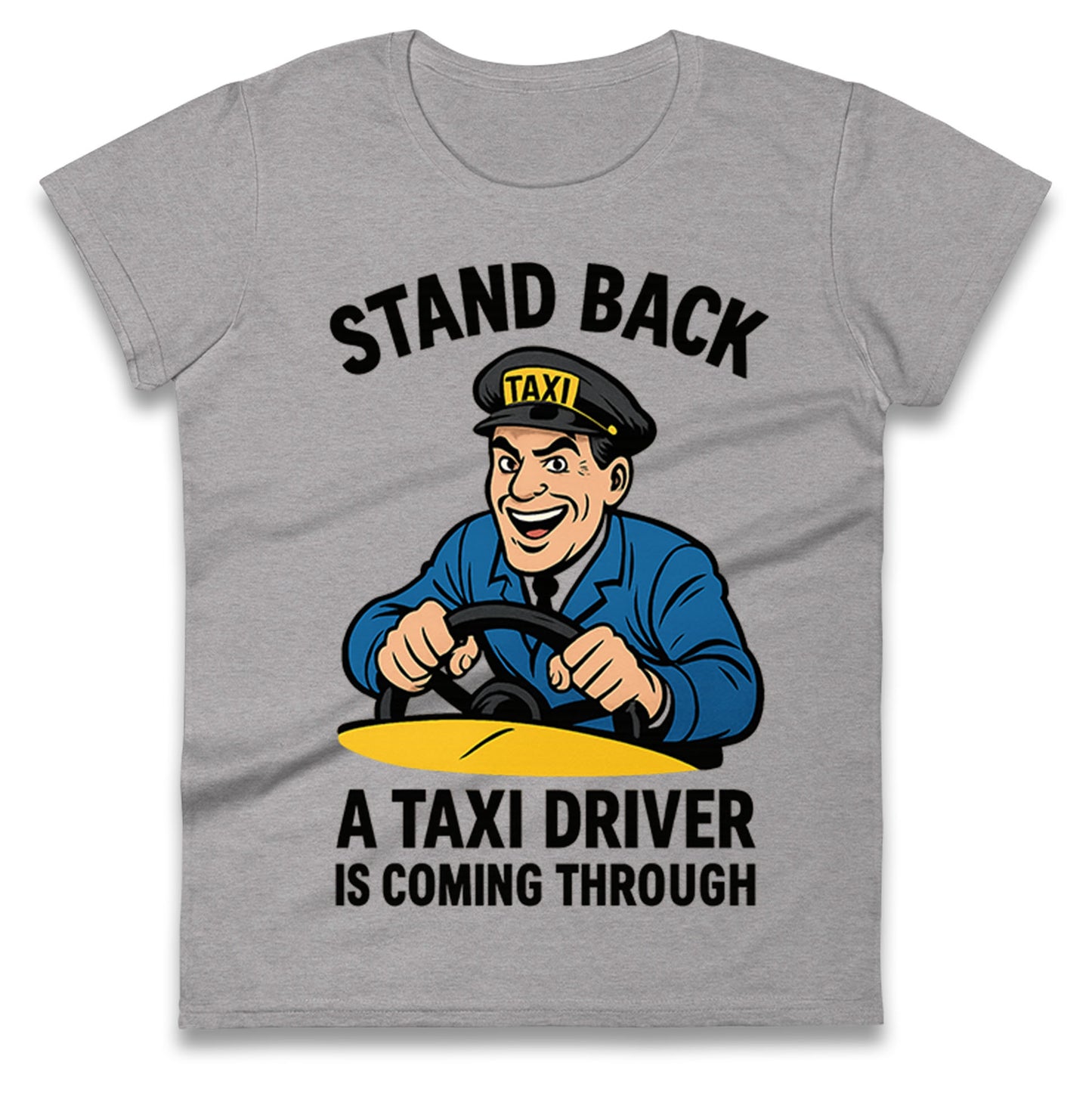 Taxi Driver Ladies T Shirt