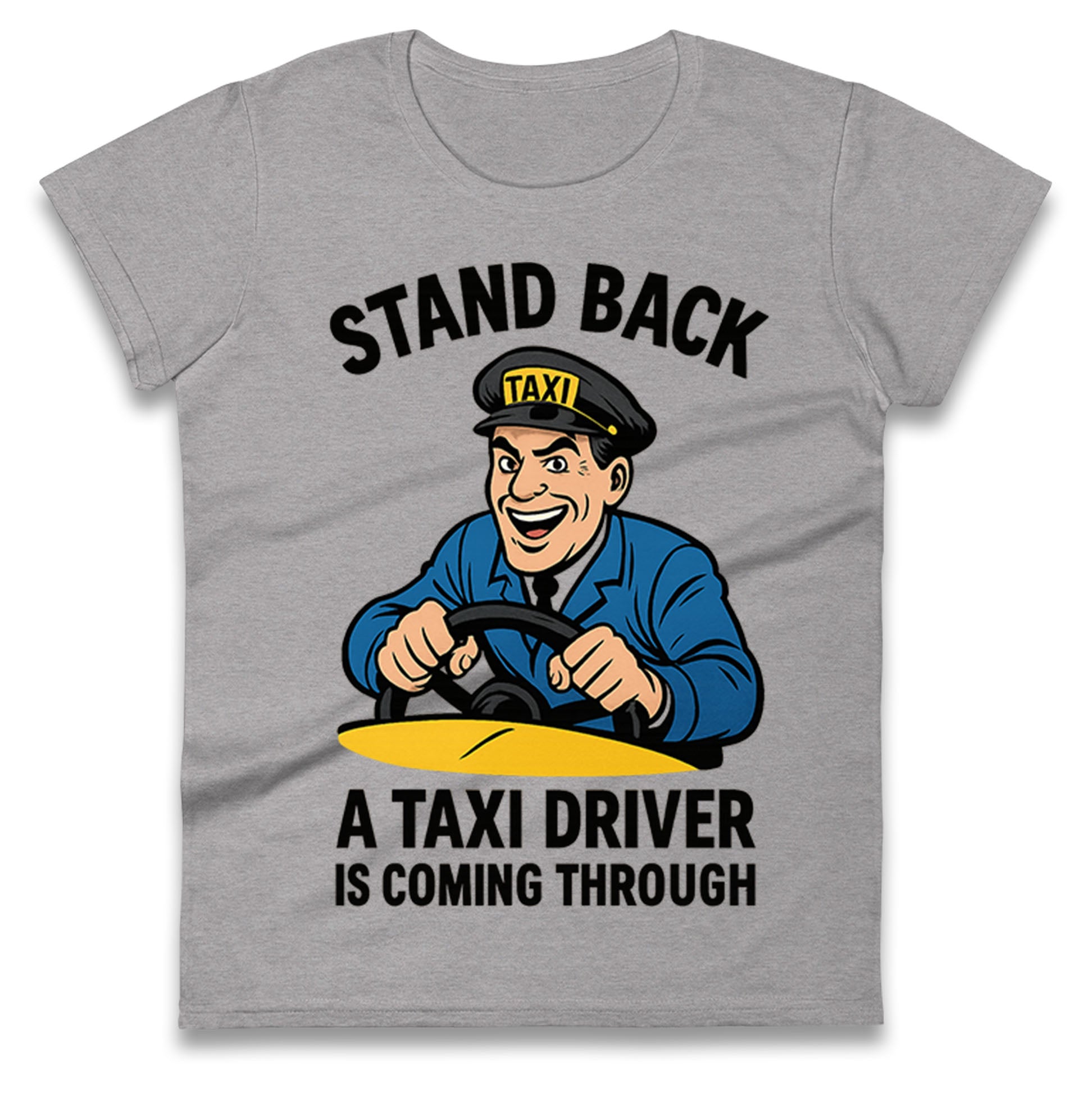 Taxi Driver Ladies T Shirt