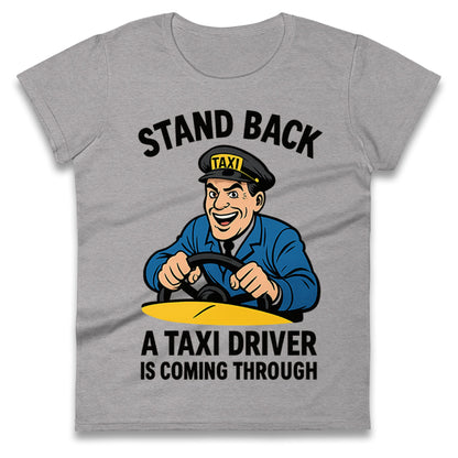 Taxi Driver Ladies T Shirt