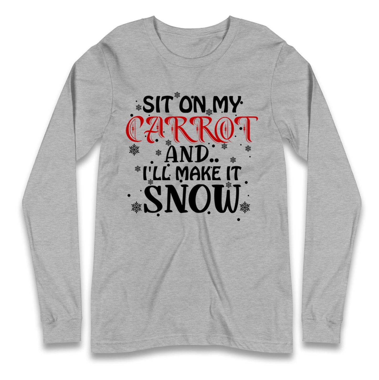 Rude Christmas Longsleeve T Shirt