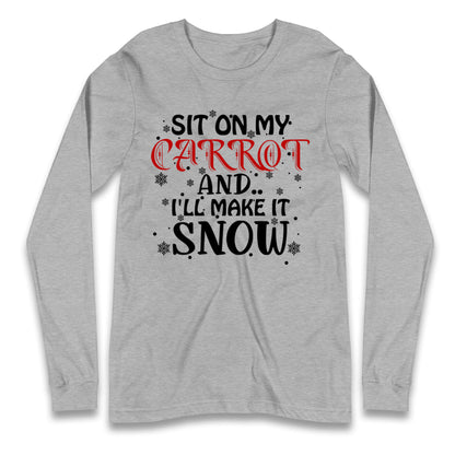 Rude Christmas Longsleeve T Shirt