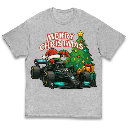 Mercedes F1 Christmas Kids T Shirt
