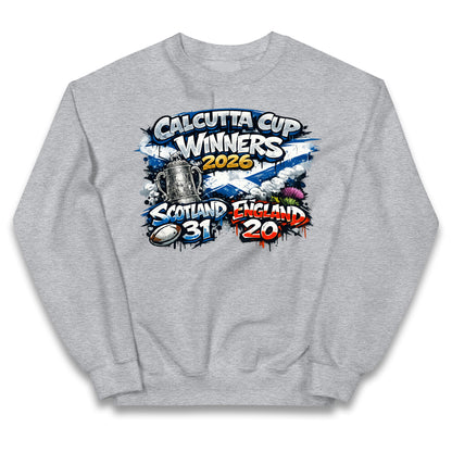Scotland Calcutta Cup Winners 2026 Kids Jumper