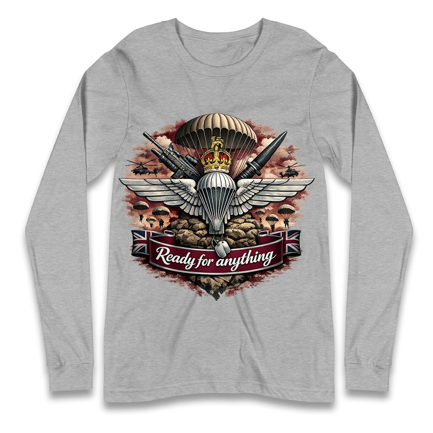 Ready for Anything Parachute Regiment Long Sleeve Shirt