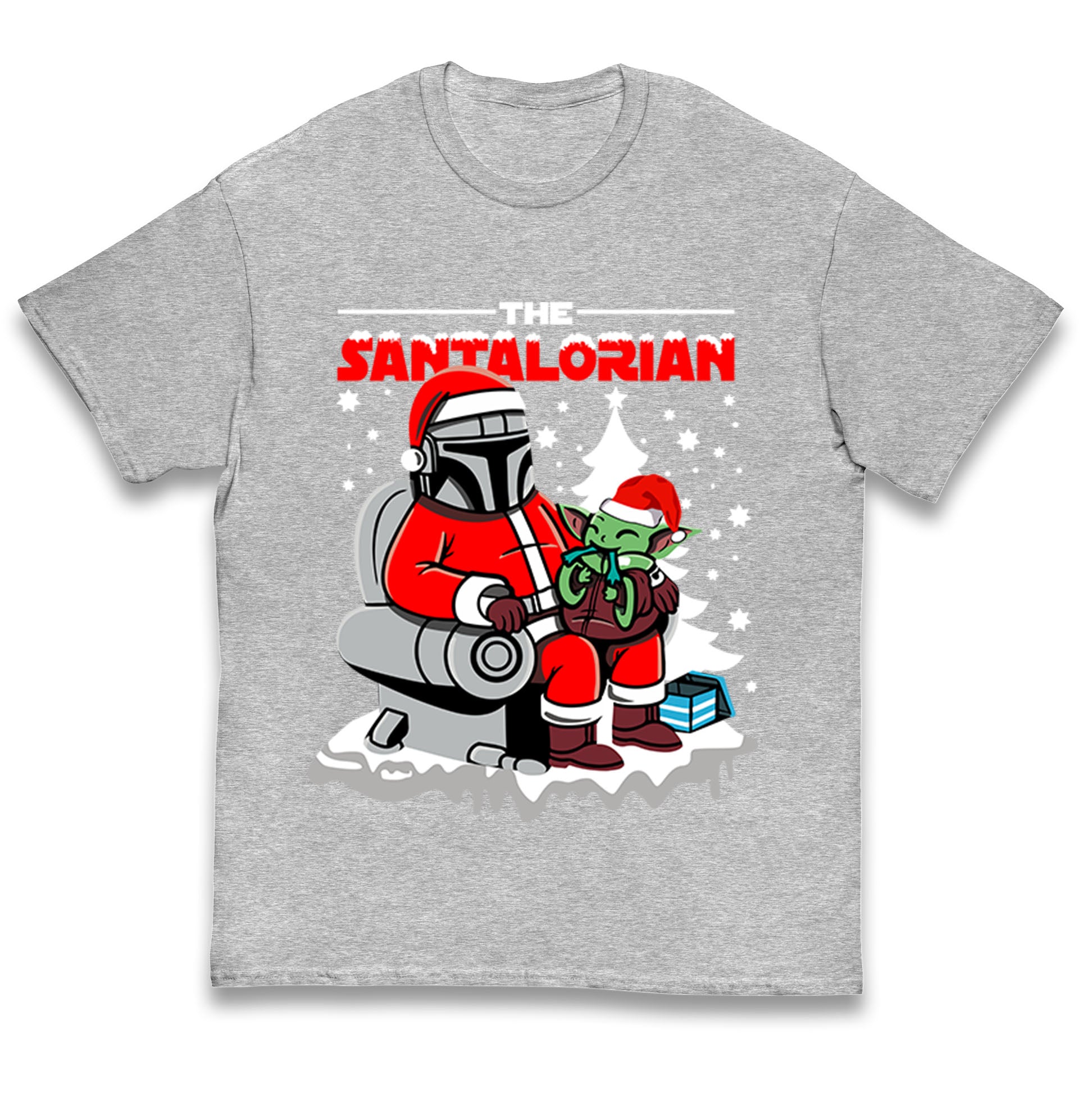 Mandalorian Christmas Kids T Shirt
