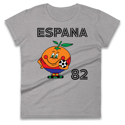 Spain 82 World Cup Ladies T Shirt