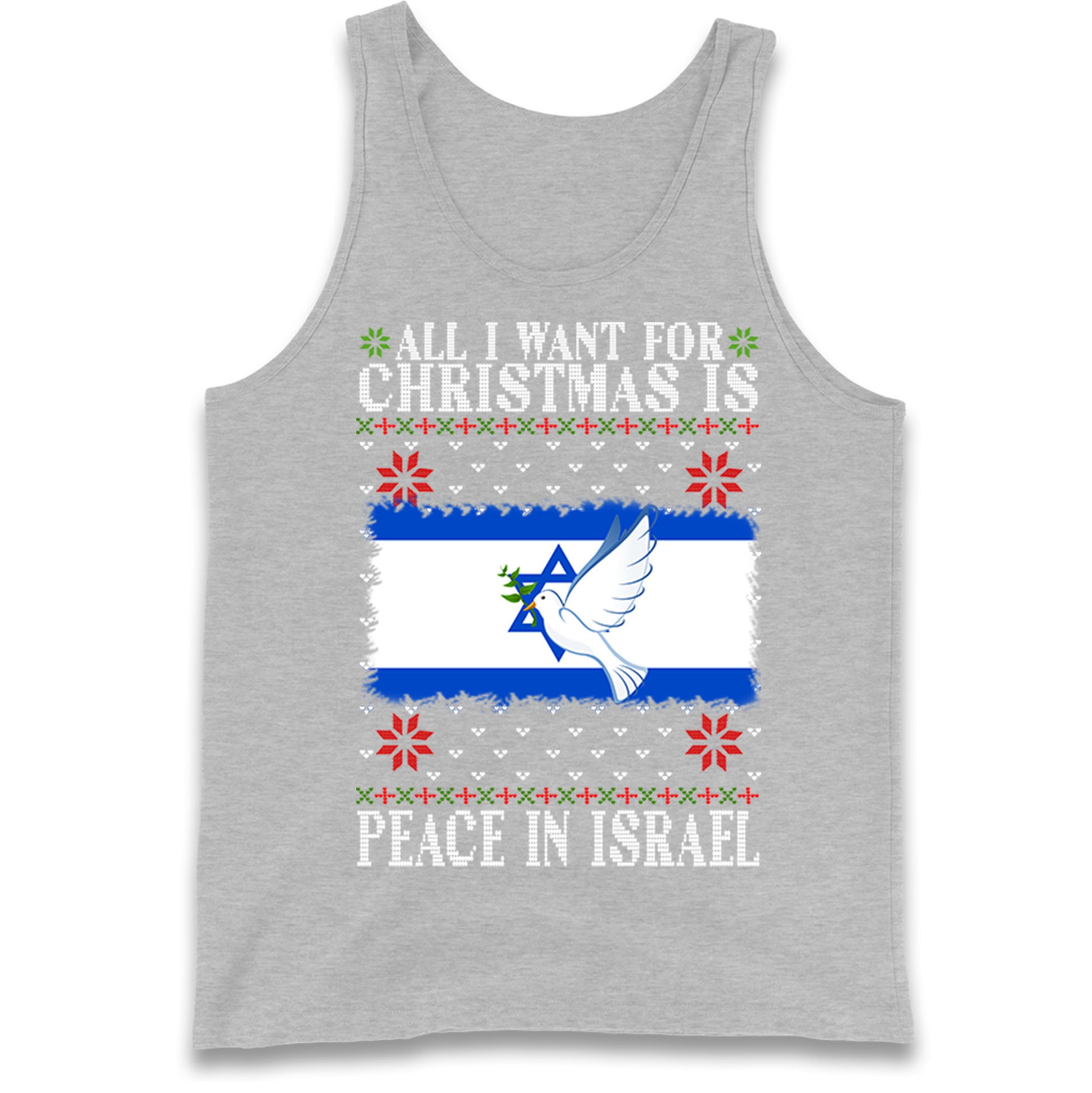 peace in israel tank top