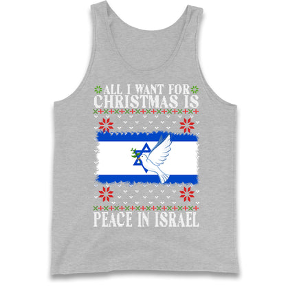 peace in israel tank top