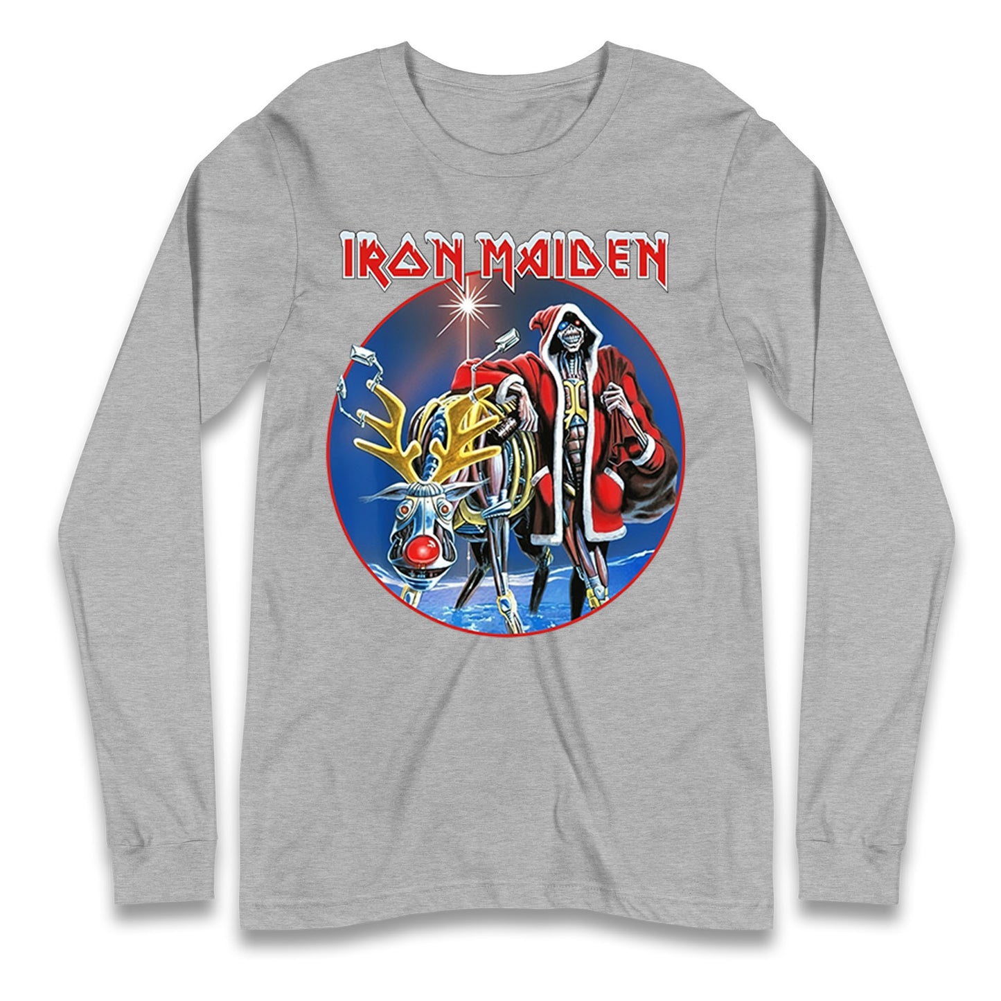 Iron Maiden Christmas Longsleeve T Shirt 