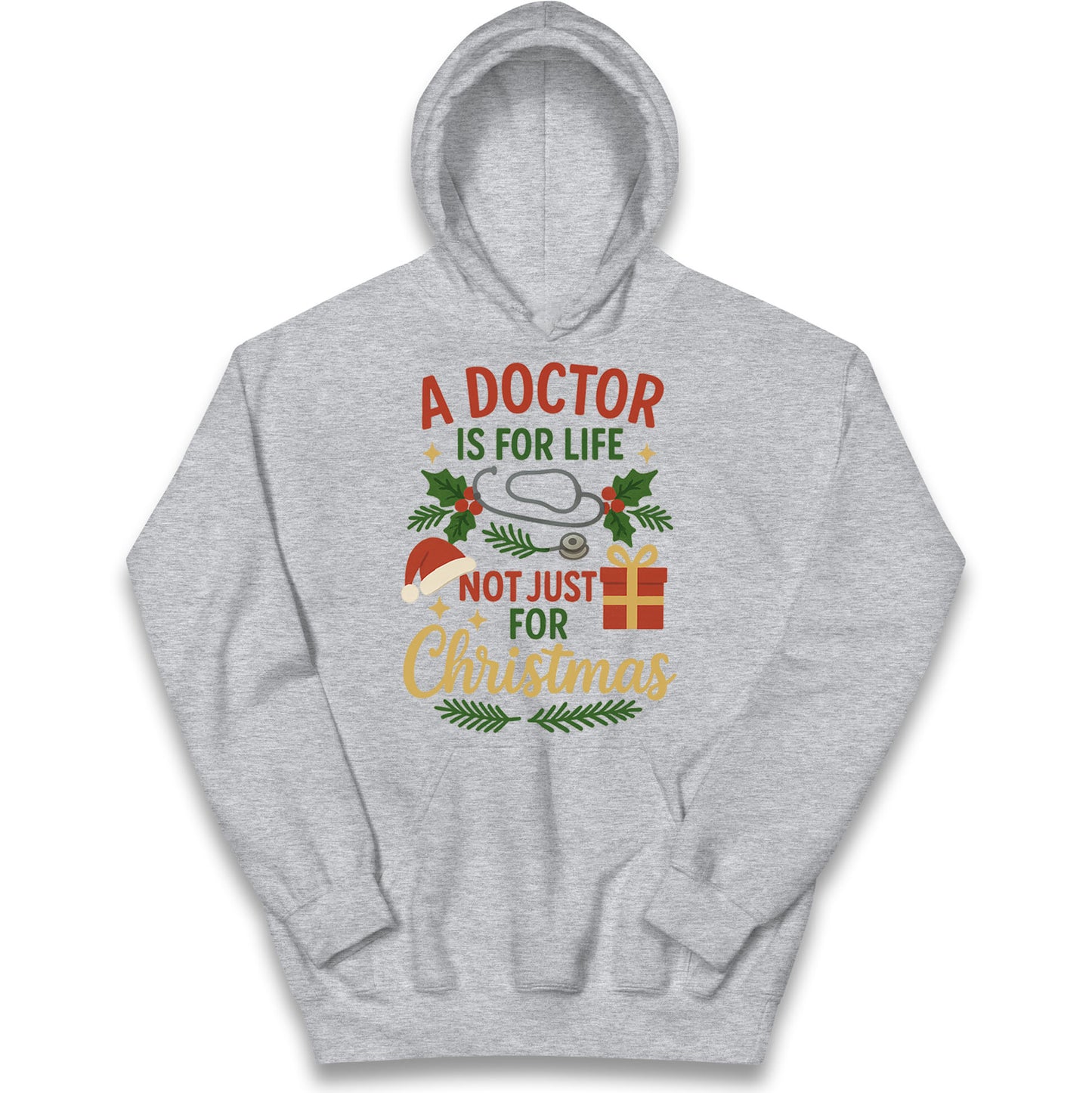 Doctor Christmas Kids Hoodie