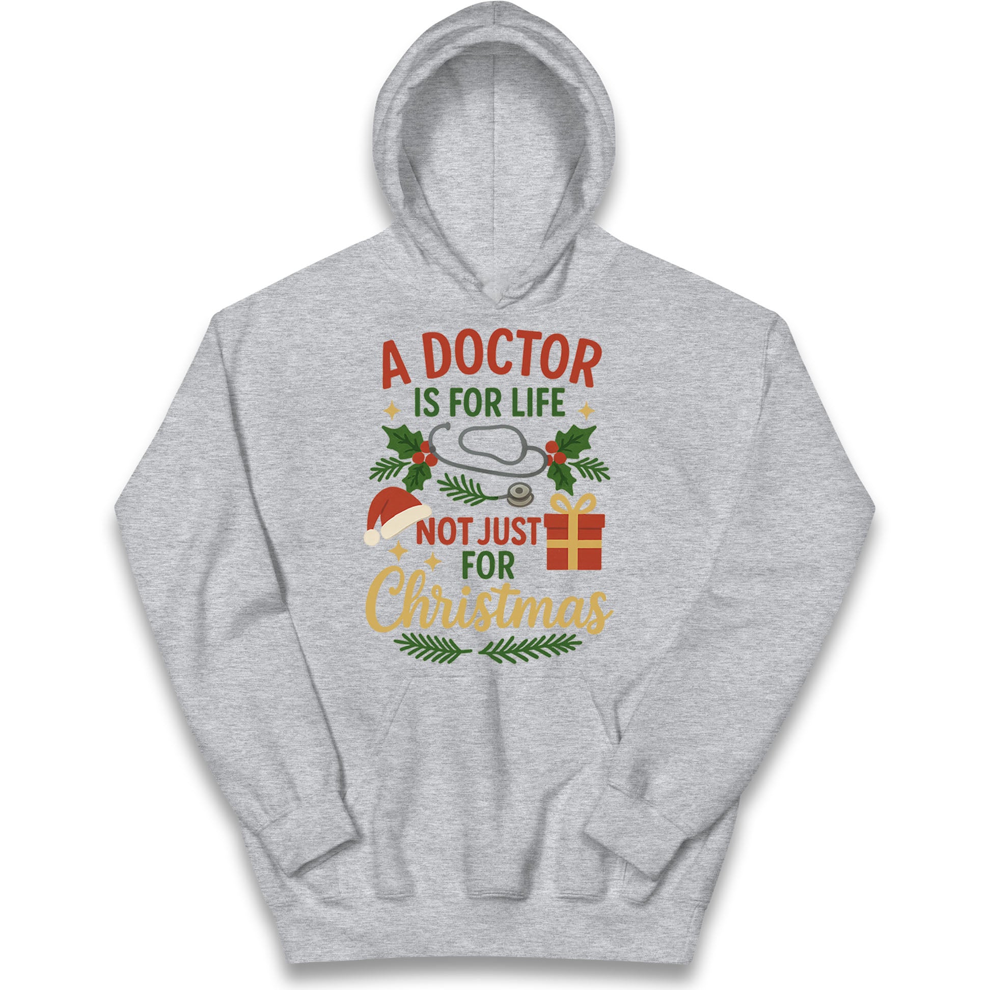 Doctor Christmas Kids Hoodie