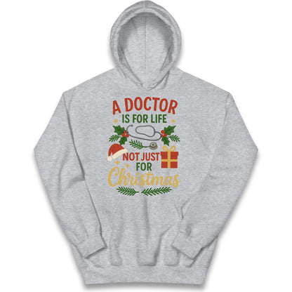 Doctor Christmas Kids Hoodie