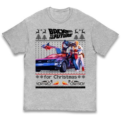 Back To The Future Christmas Kids T Shirt