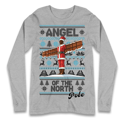 Angel Of The North Pole Christmas Longsleeve T Shirt