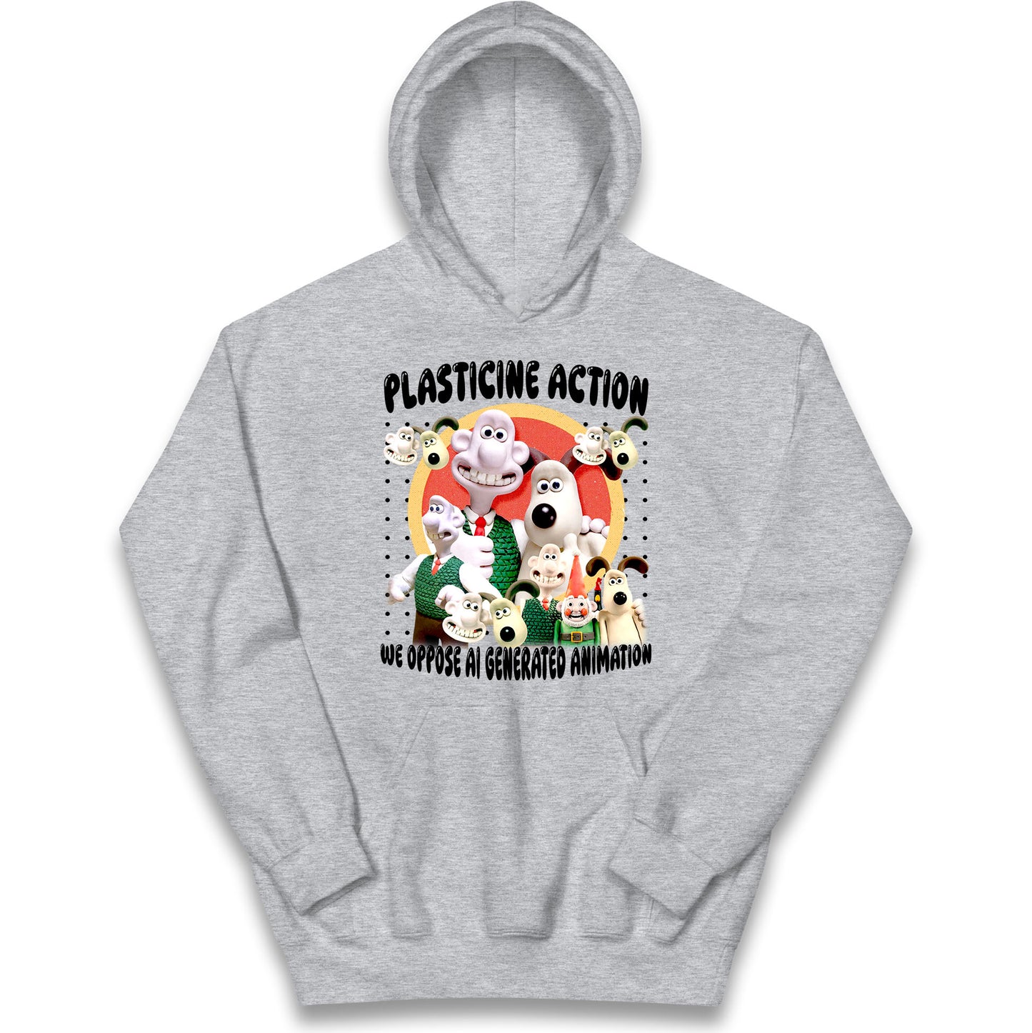 Plasticine Action Figure Kids Hoodie