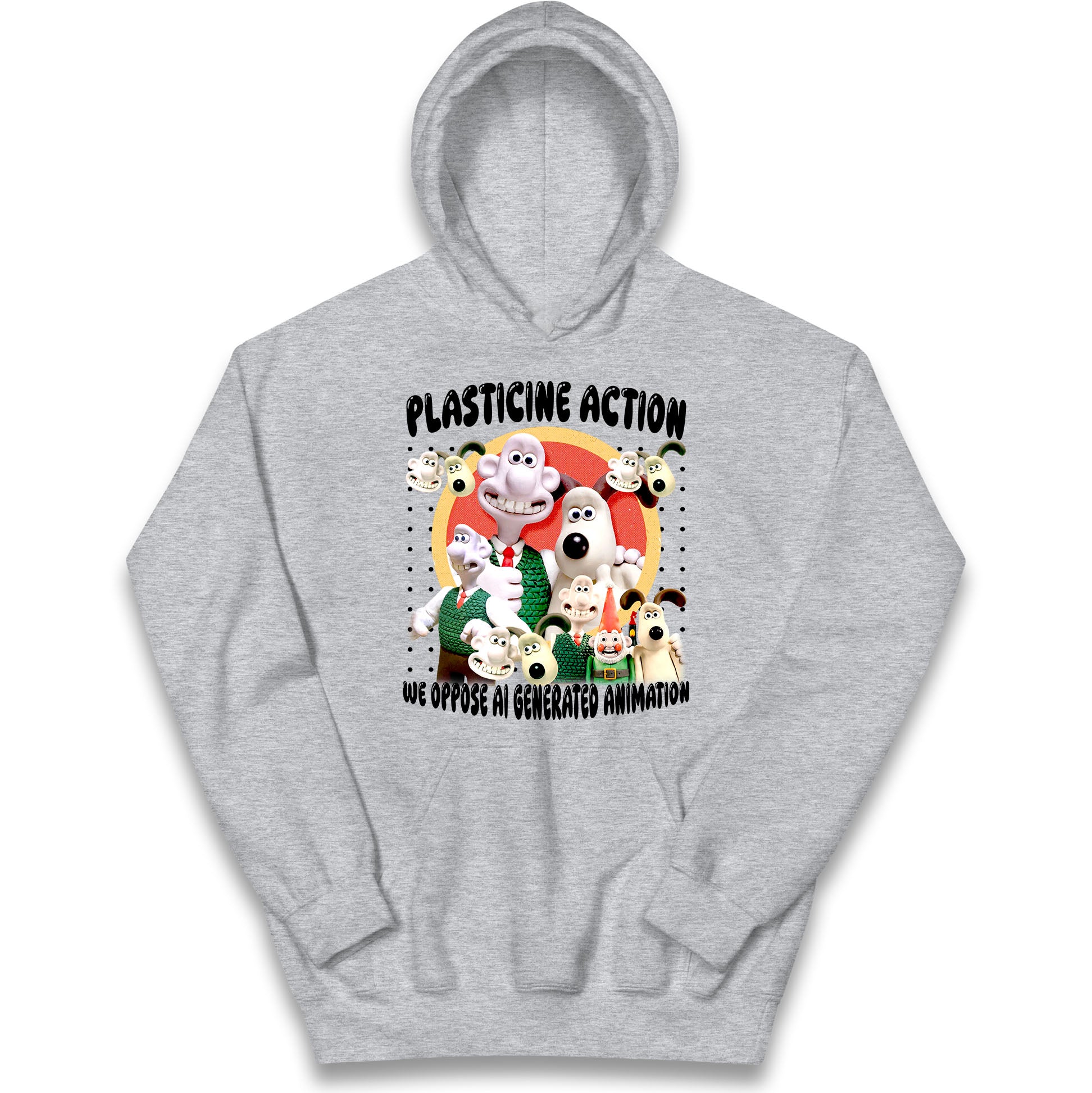 Plasticine Action Figure Kids Hoodie