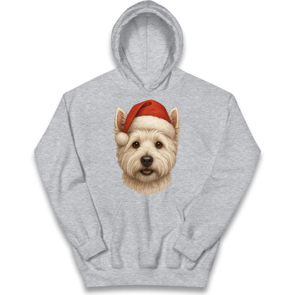 West Highland White Terrier Christmas Kids Hoodie