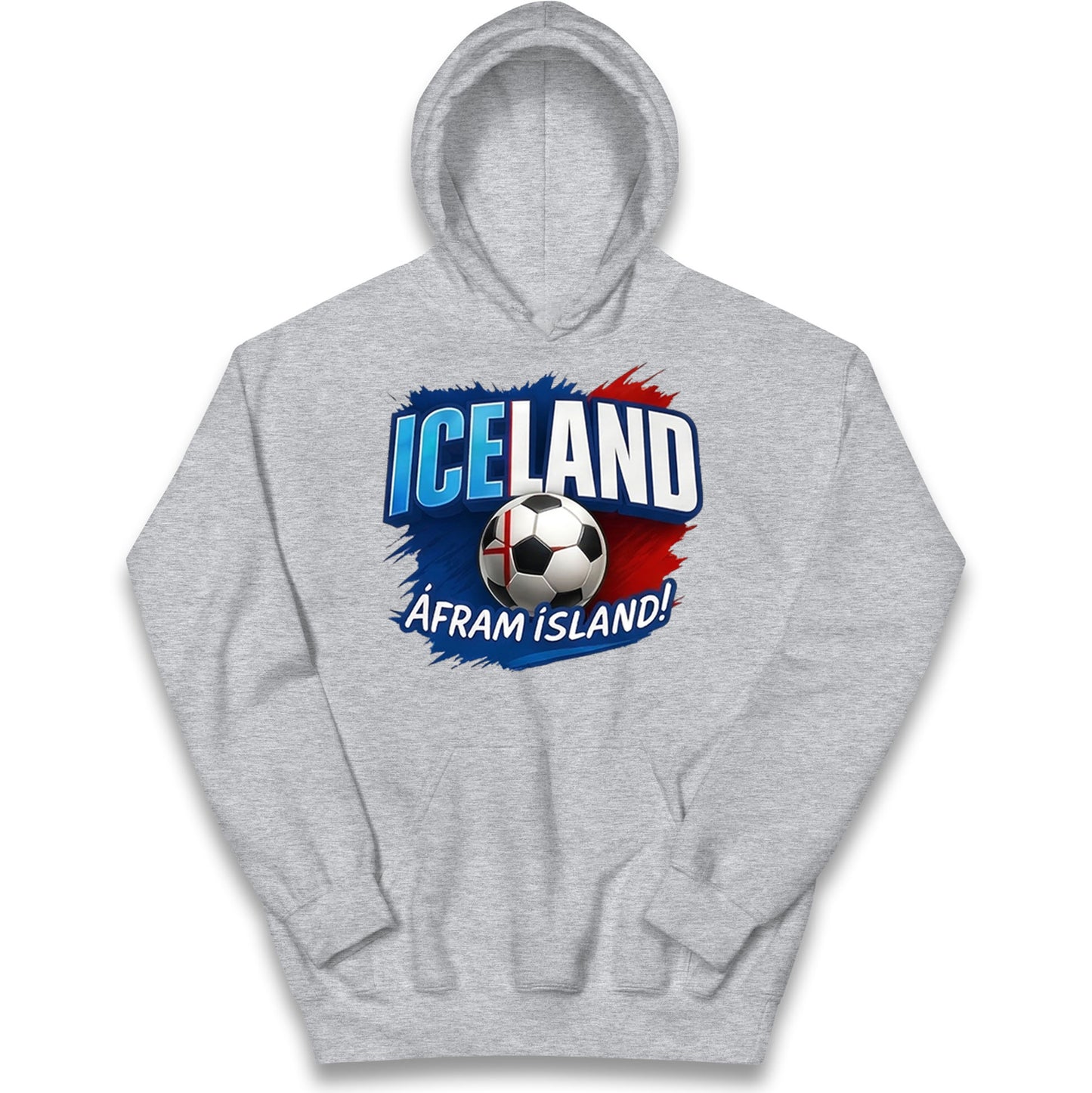 Iceland Retro World Cup Kids Hoodie