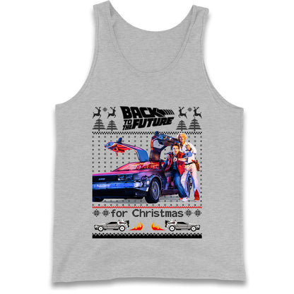 Back To The Future Christmas Tank Top