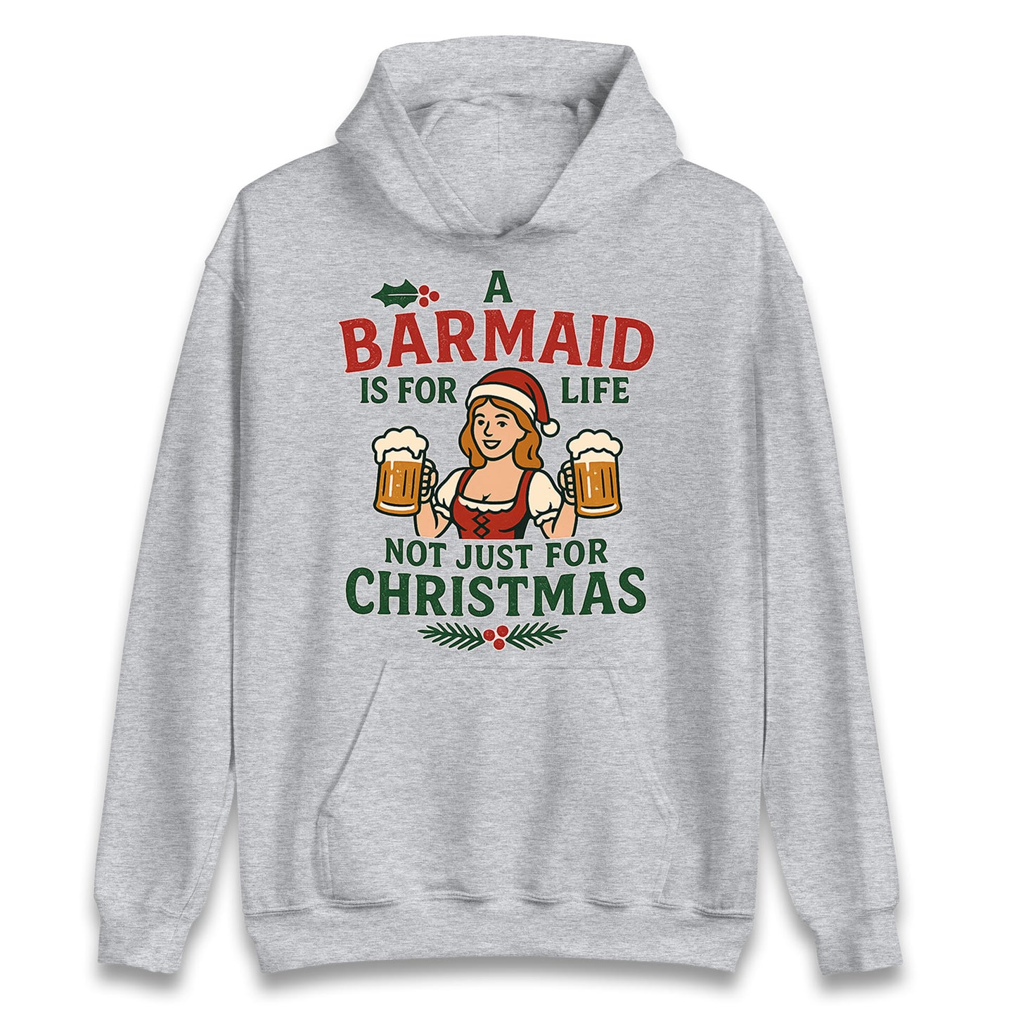 Barmaid Xmas Hoodie