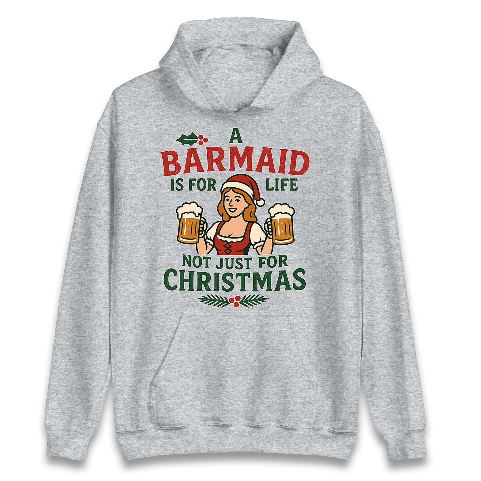 Barmaid Xmas Hoodie