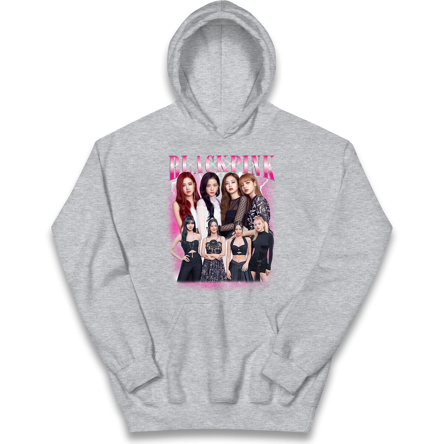 Black Pink Kids Hoodie