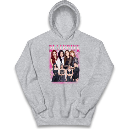 Black Pink Kids Hoodie