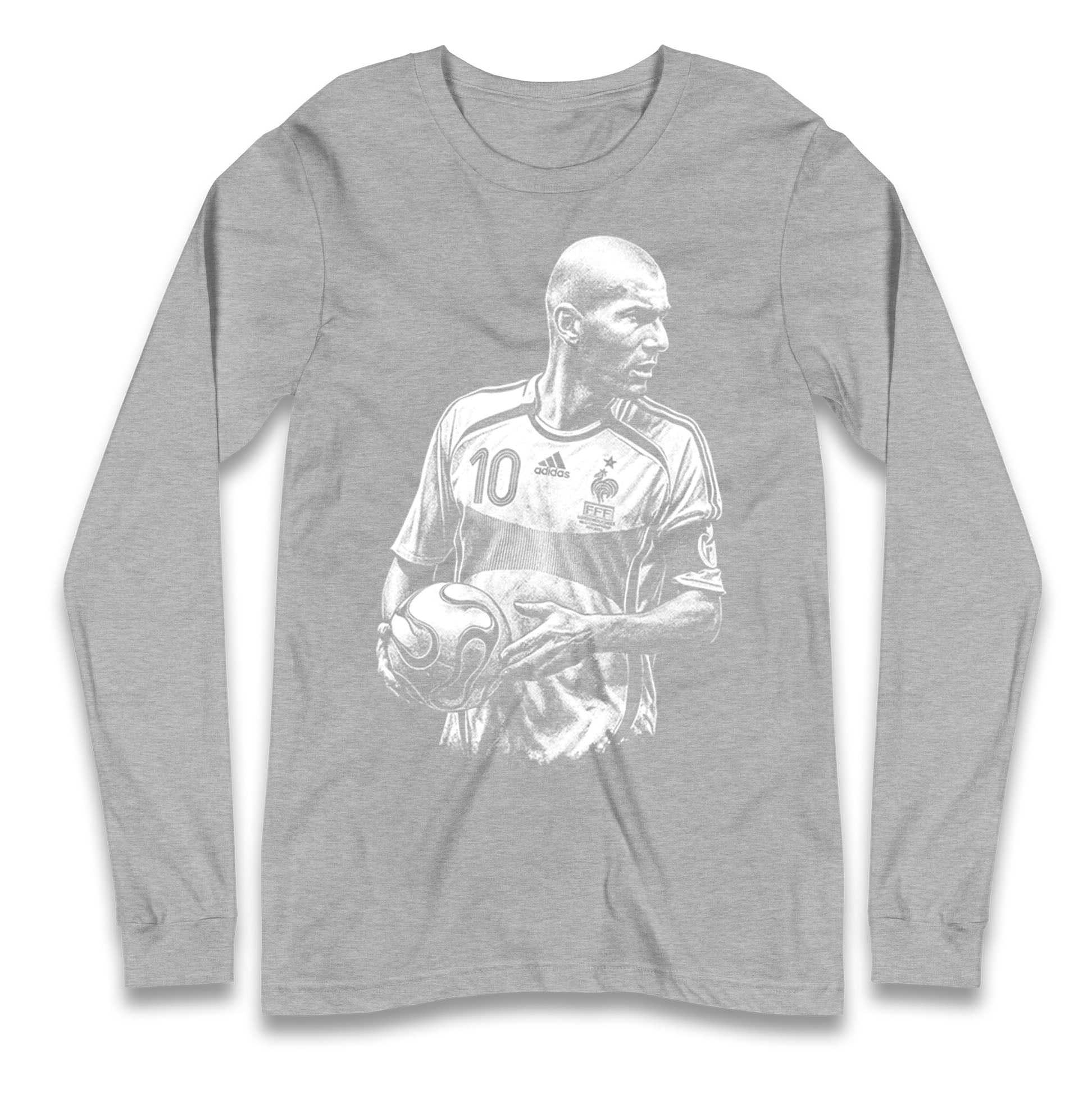 Zidane France Longsleeve T Shirt