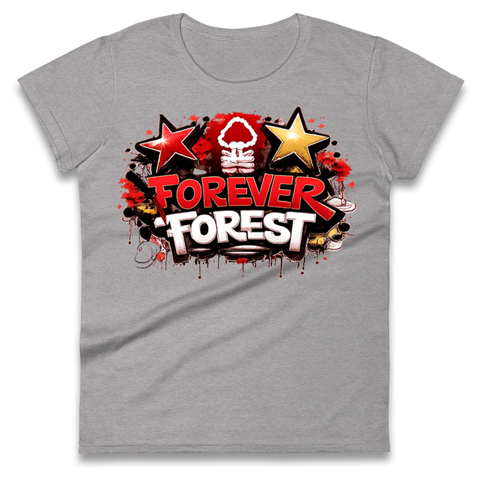 Forever Forest Football Ladies T Shirt
