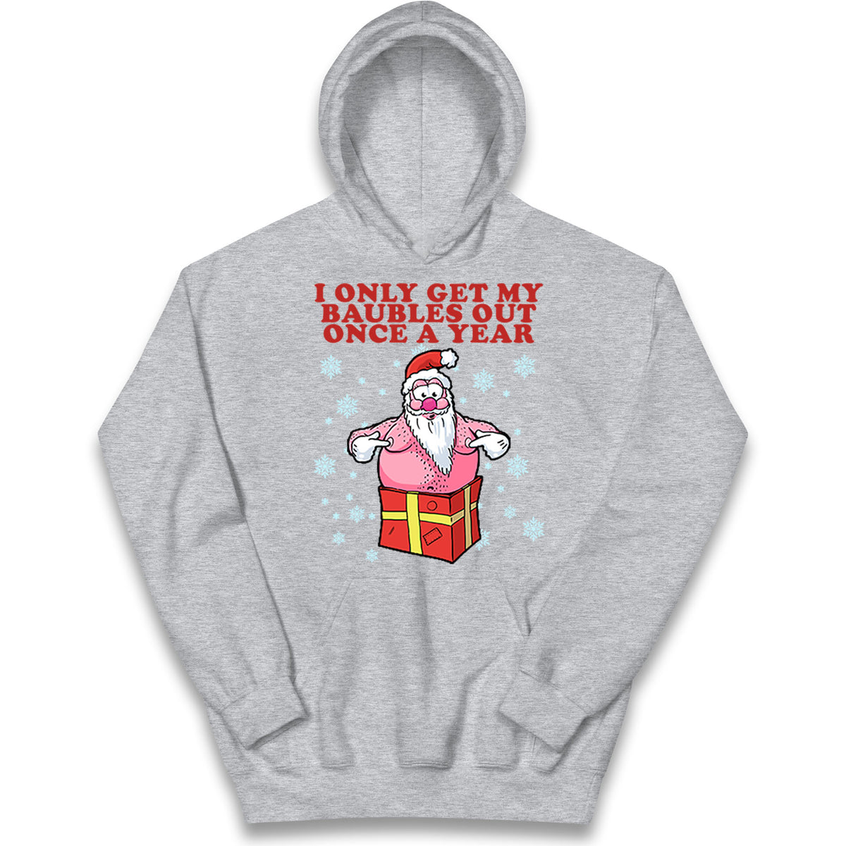 Fat Santa Christmas Funny Hoodie