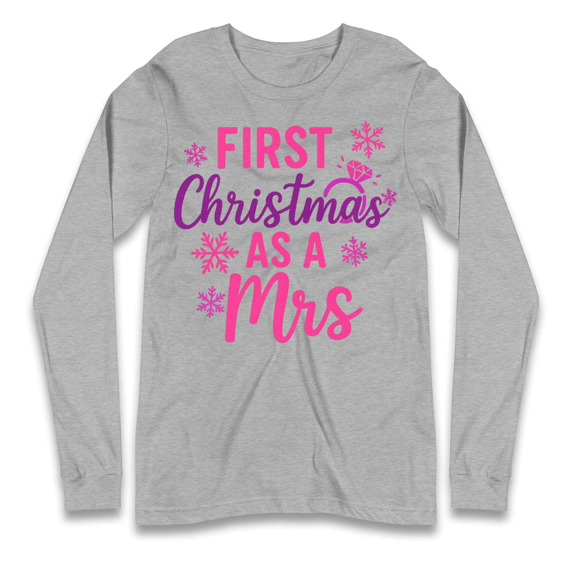 First Christmas As A Mrs Longsleeve T Shirt