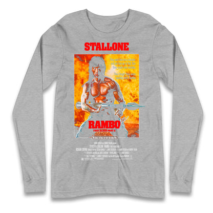 Rambo Movies Longsleeve T Shirt 