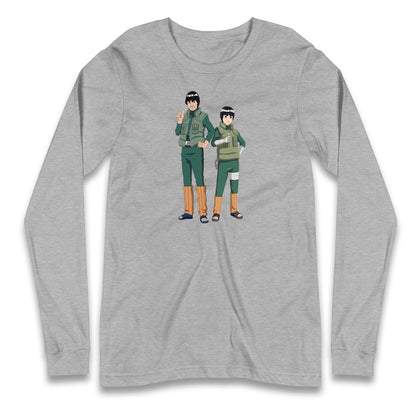 Might Guy & Rock Lee Long Sleeve T Shirt