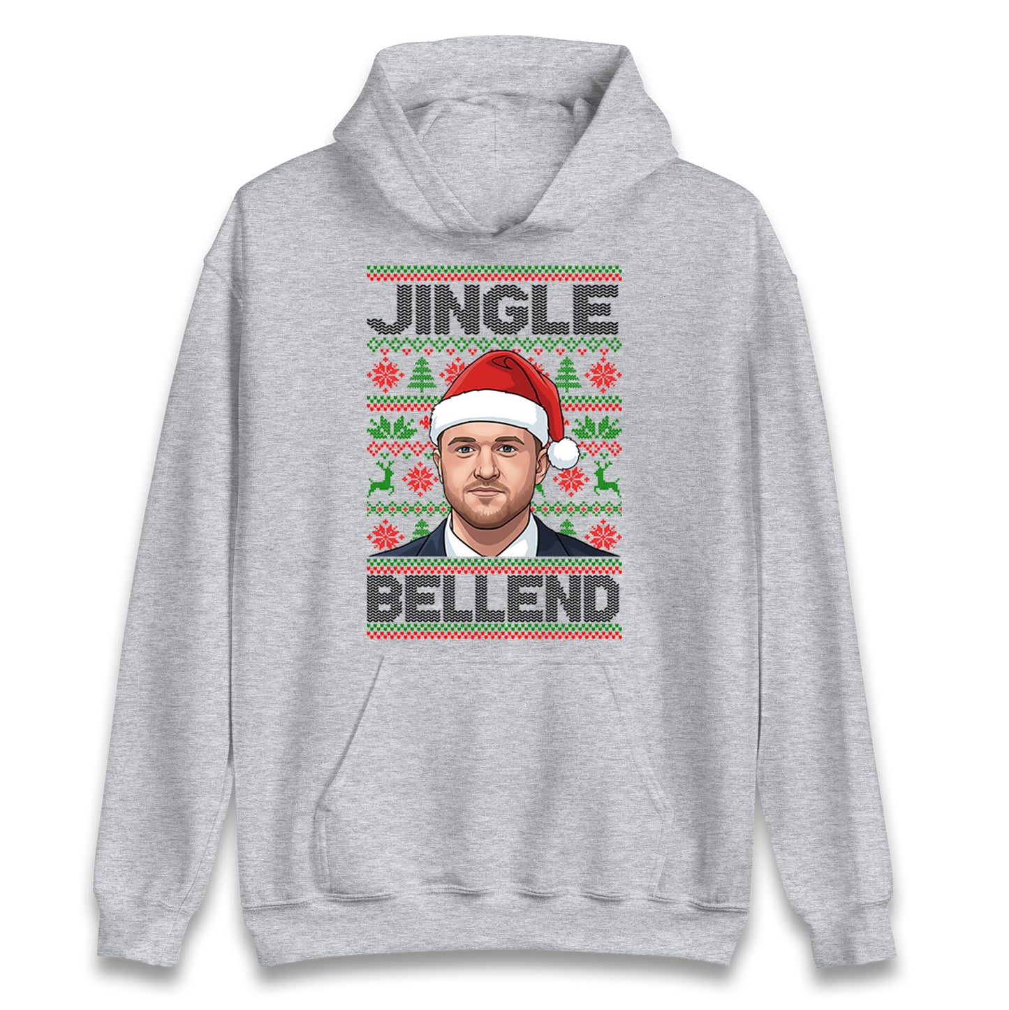Tommy Robinson Jingle Bell Hoodie 