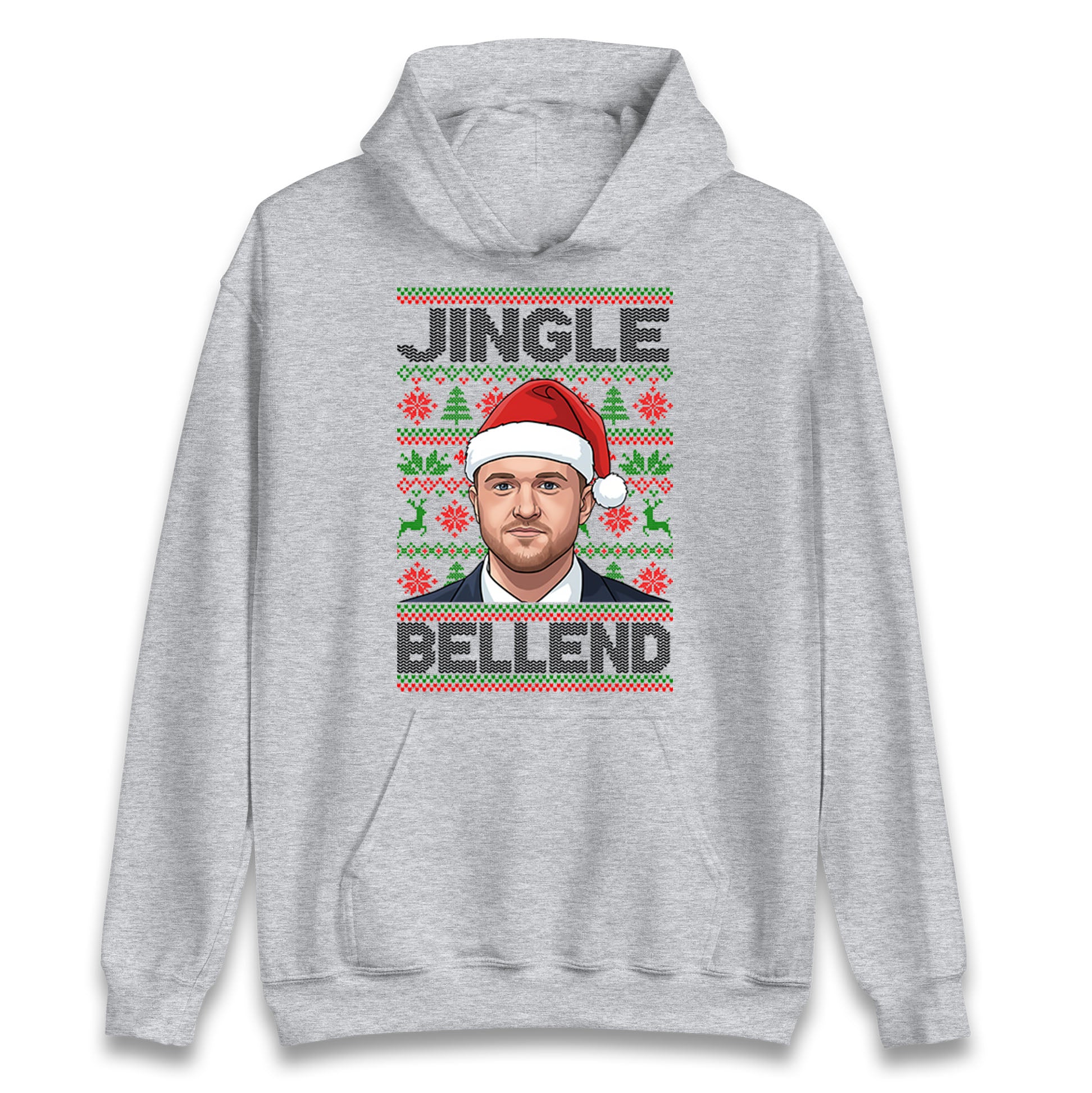 Tommy Robinson Jingle Bell Hoodie 