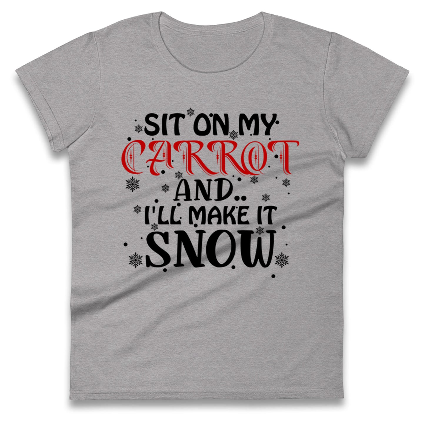 Rude Christmas Ladies T Shirt