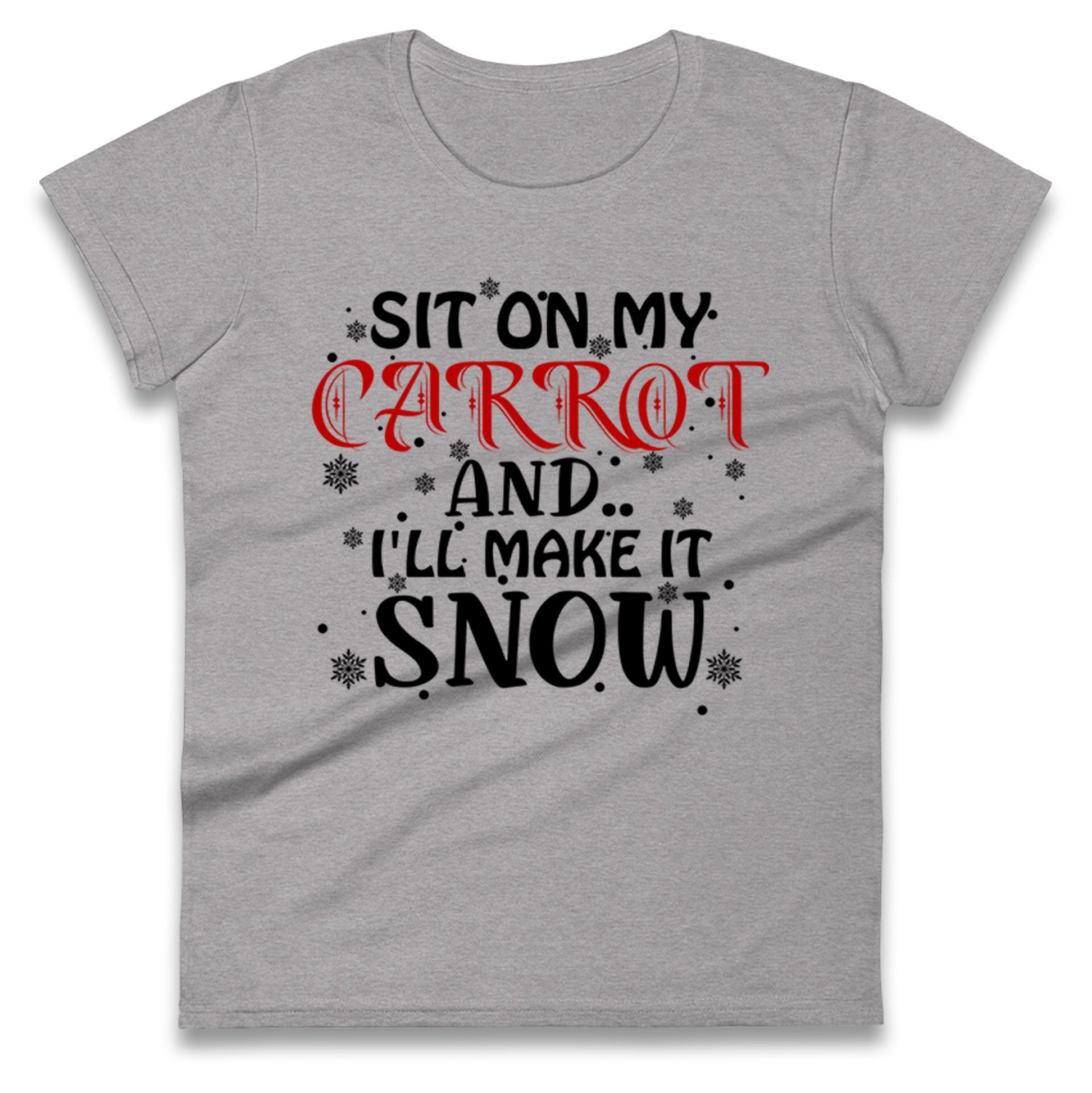 Rude Christmas Ladies T Shirt
