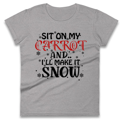 Rude Christmas Ladies T Shirt