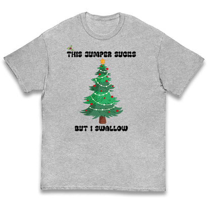 I swallow Christmas Kids T Shirt