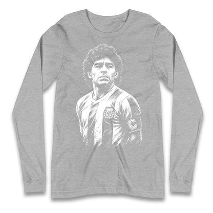 Maradona Argentina Longsleeve T Shirt