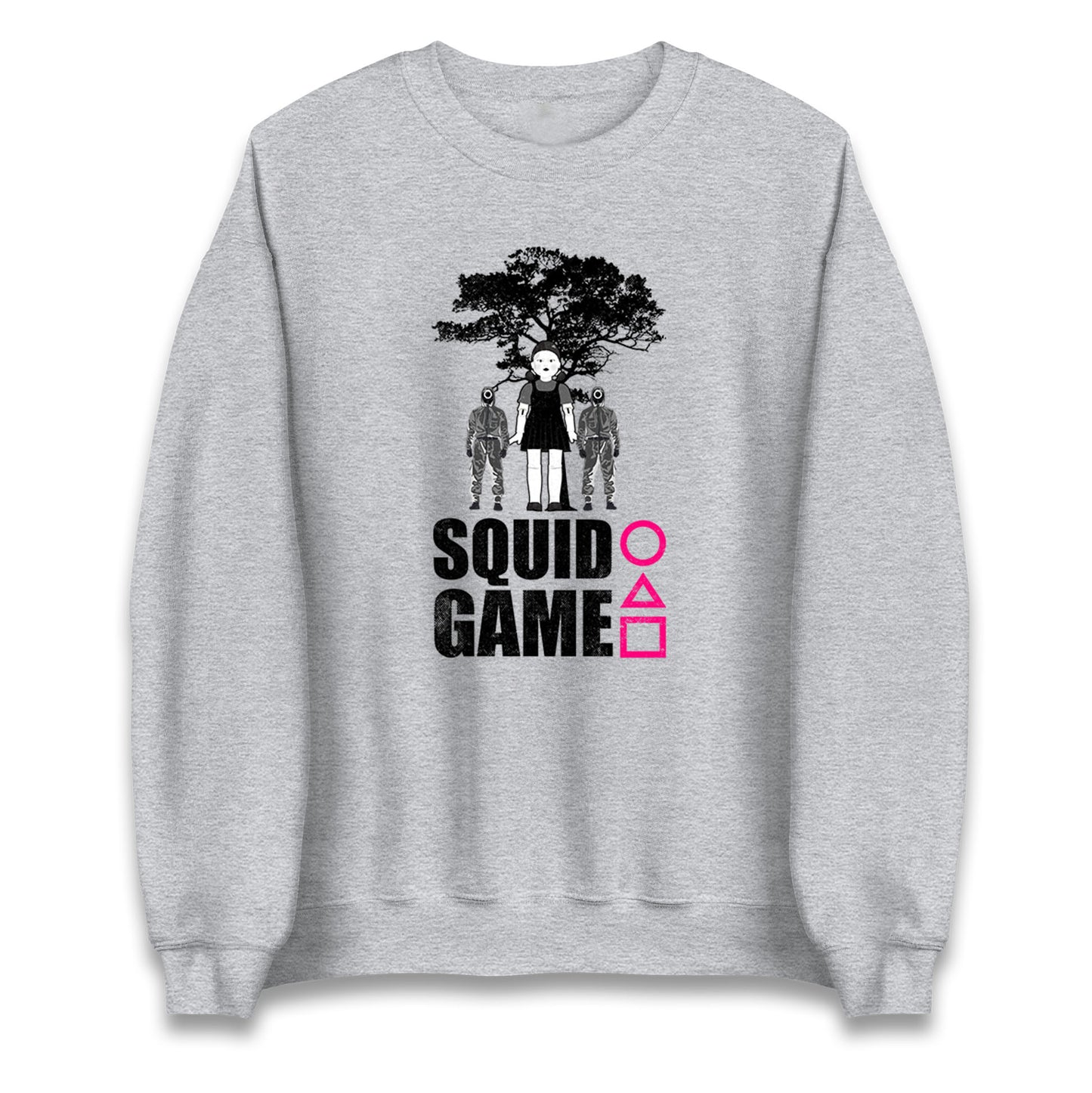 Squid Game Young-hee Doll & Guards Sweatshirt