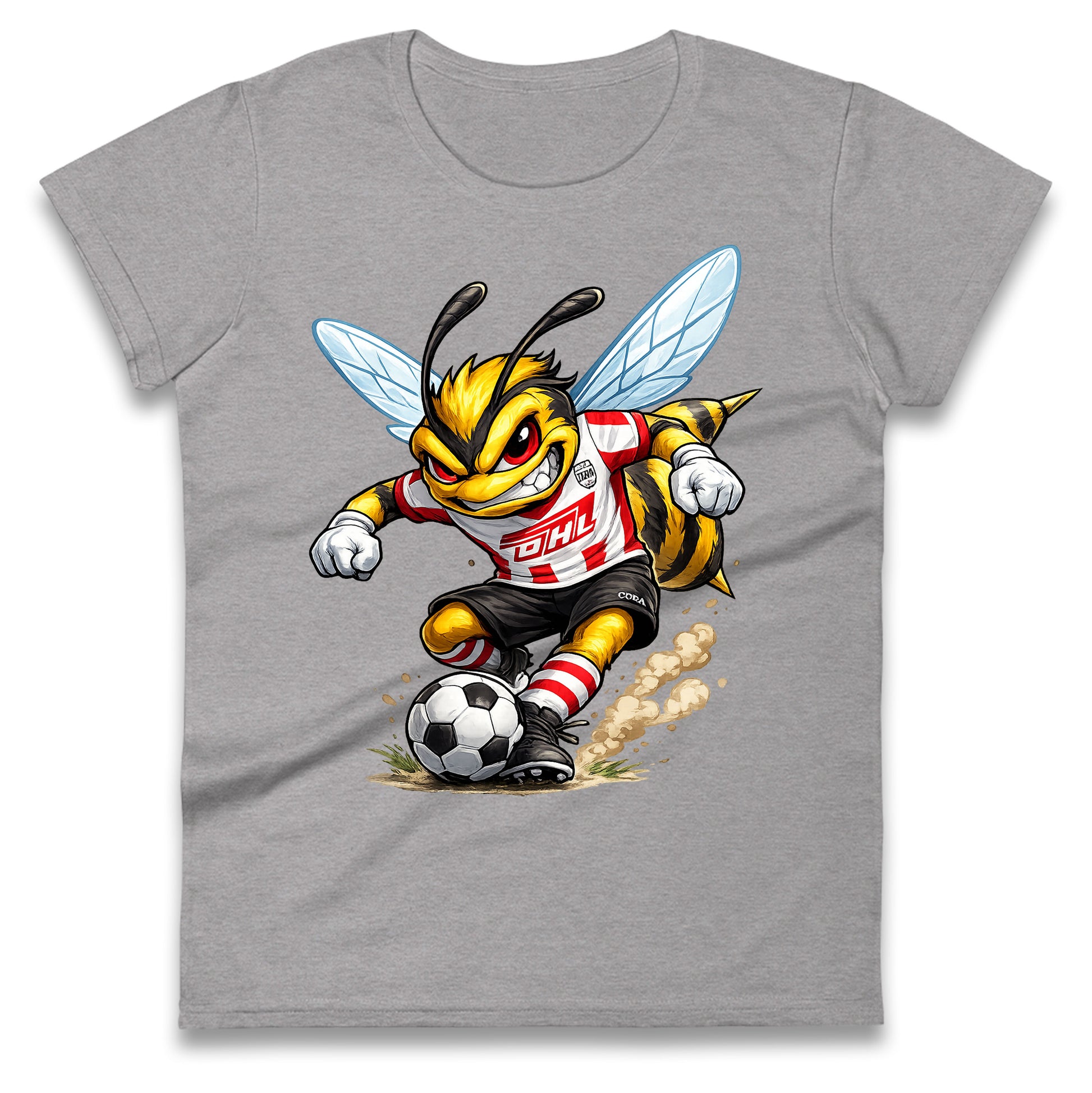 Retro Brentford FC Ladies T Shirt