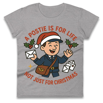 Postie Christmas Ladies T Shirt