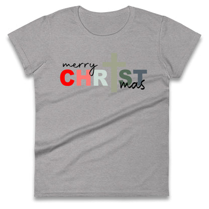 Christ Christmas Ladies T Shirt