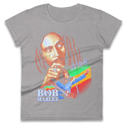 Bob Marley Iron Like A Lion Ladies T Shirt