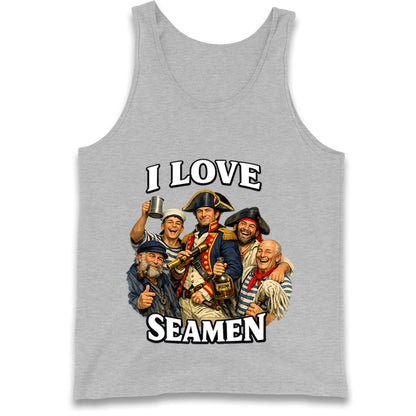 I Love Seamen Funny Cringe Meme Offensive  Tank Top
