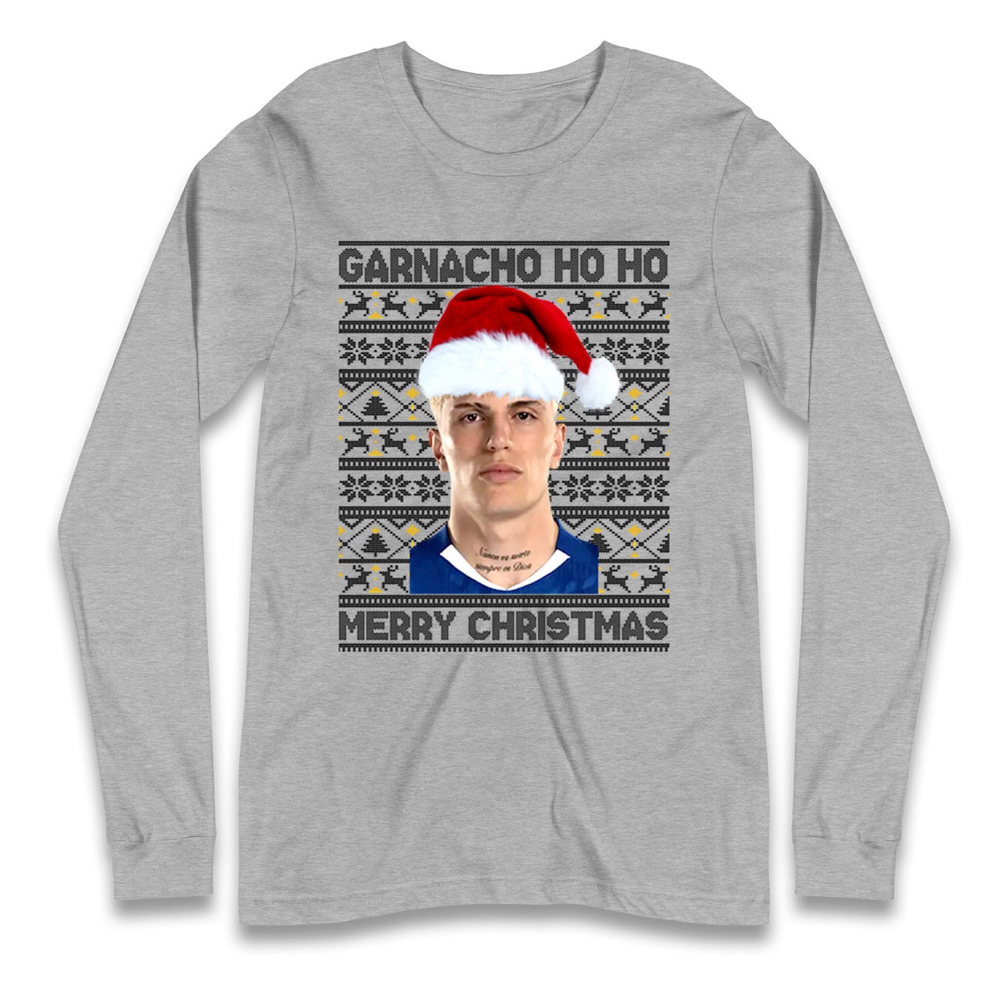 Garnacho Christmas Longsleeve T Shirt