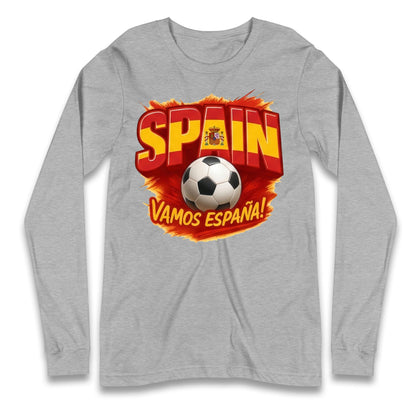 Spain Retro World Cup Longsleeve T Shirt